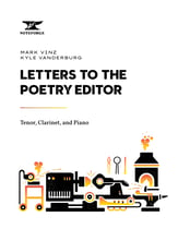 Letters to the Poetry Editor Vocal Solo & Collections sheet music cover